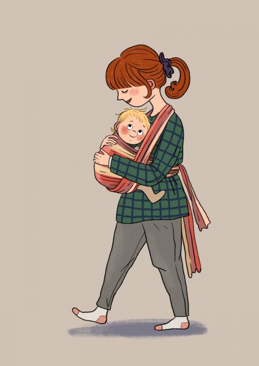 Máma | návrh postavy