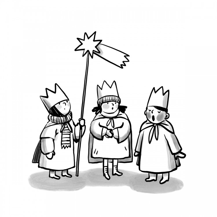 Tři králové | ilustrace