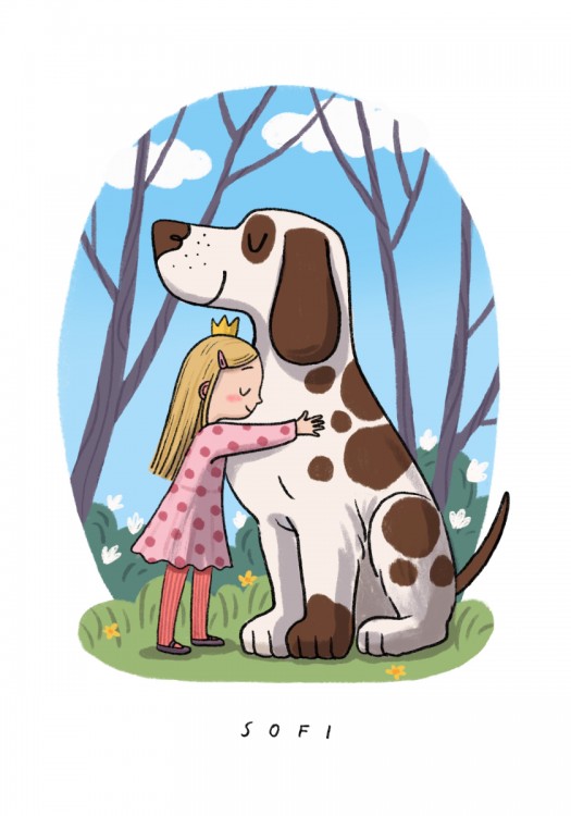 Sofie | kreslený portrét