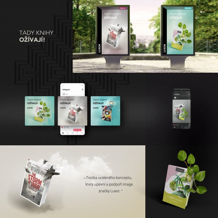 Reklamní grafika pro Luxor
