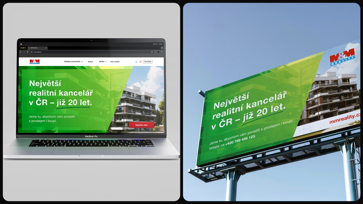 Webdesign pro MMreality.cz