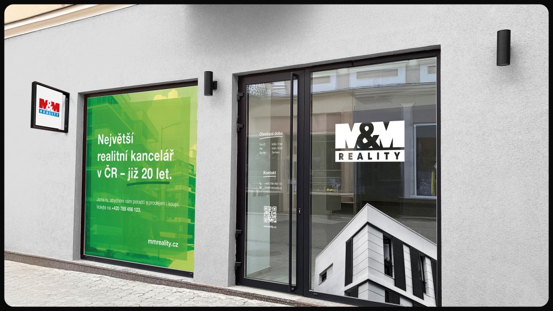 Grafika pobočky M&M reality