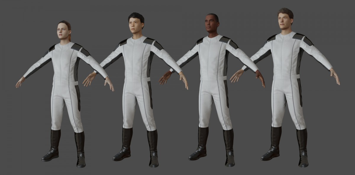 Vizualizace 3D herních postav