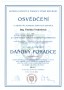 Osvědčení o zápisu do seznamu daňových poradců | Komora daňových poradců ČR