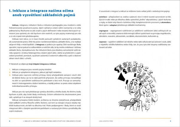 Šimon Chloupek – grafická úprava publikace pro Ligu lidských práv, edice Manuály