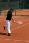 Stále se najdou tenisti, kteří hrají v dlouhých tenisových kalhotách  (zobrazit v plné velikosti)