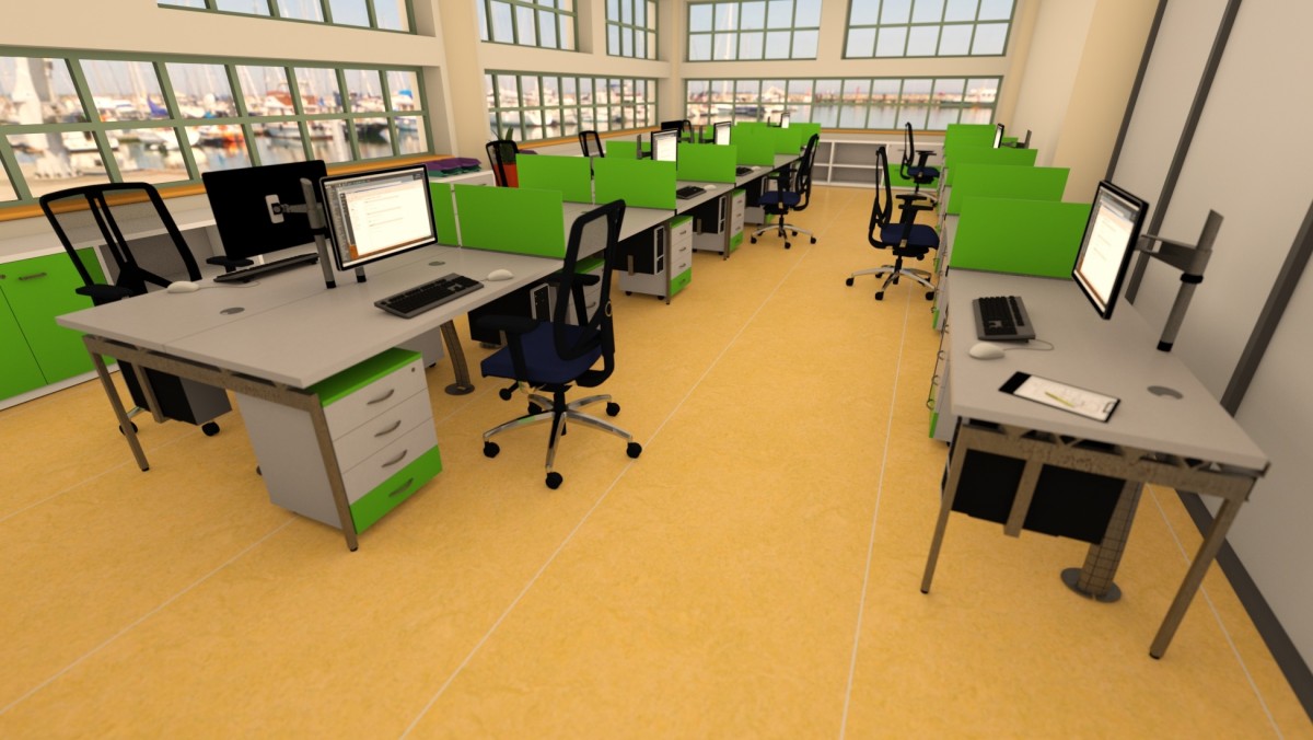 3D vizualizace pracovny