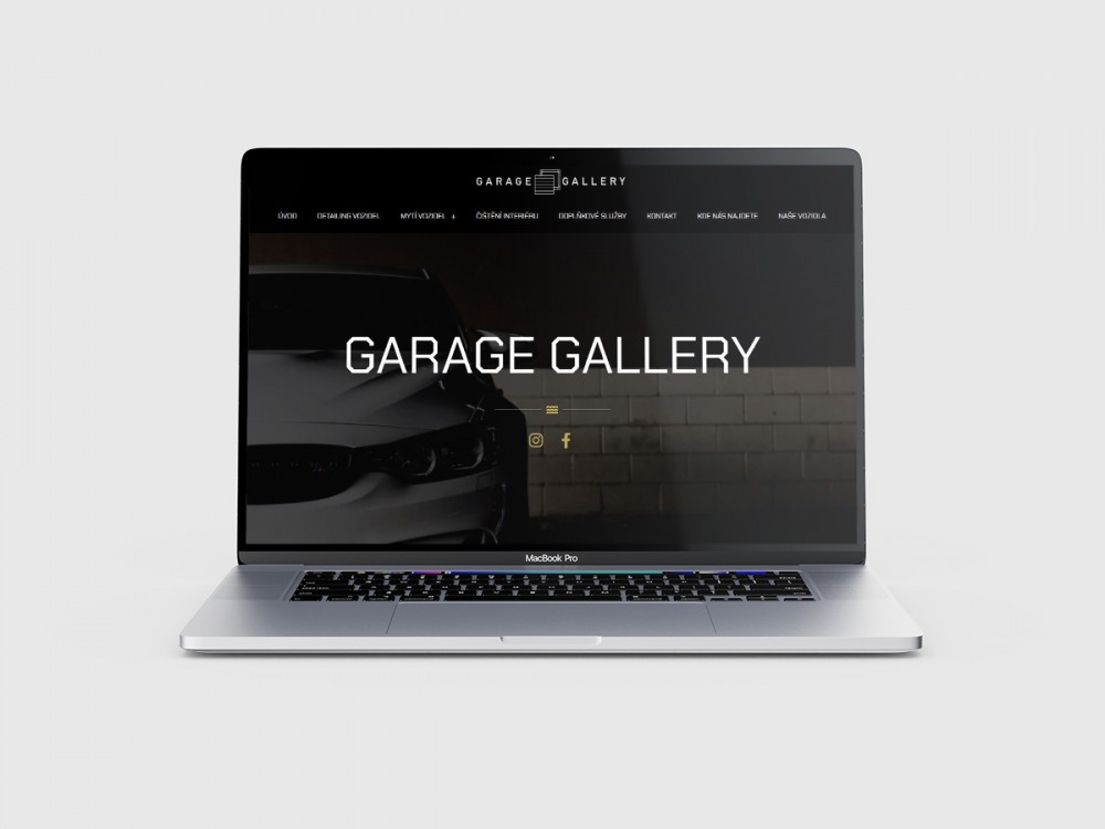 Tvorba webu pro Garage Gallery